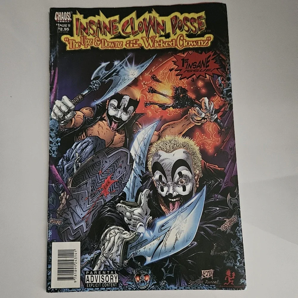 1999 June Insane Clown Posse Chaos Comics #1 Psychopathic Records
